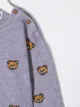 Moschino Kids Teddy Bear-embroidered stretch-cotton sweatshirt