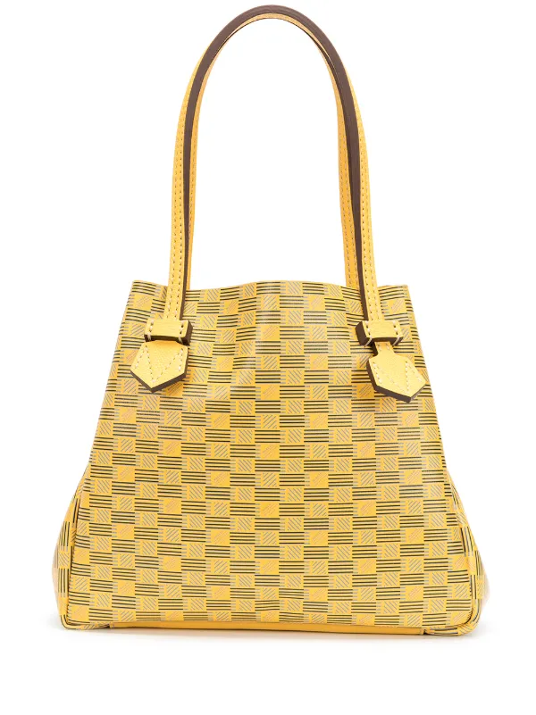 monogrammed leather tote