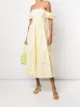 Imagem 2 de STAUD Vestido midi evasê ombro a ombro