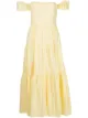 Imagem 1 de STAUD Vestido midi evasê ombro a ombro