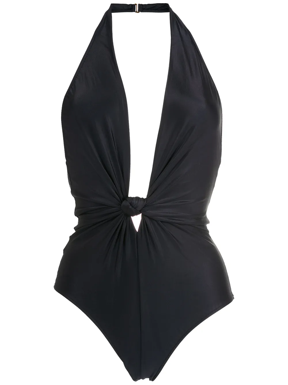 Adriana Degreas - Maiô decote V - mulher - Poliamida/Elastano - G - Preto