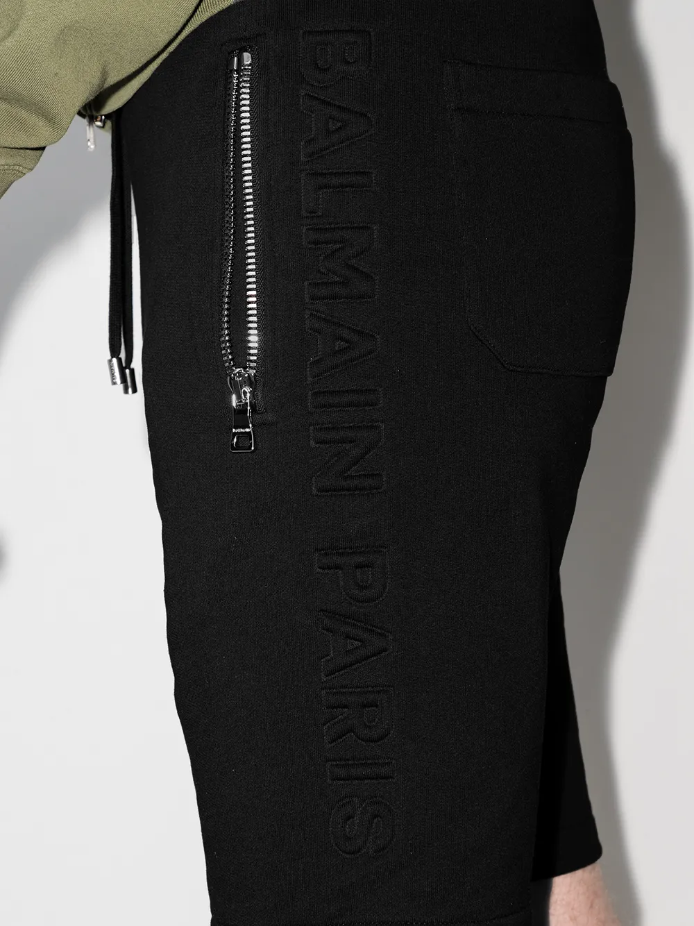 фото Balmain спортивные шорты с тиснением