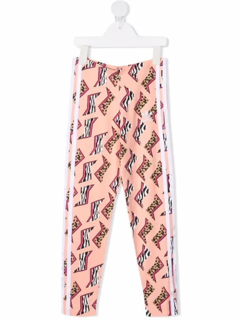 adidas Kids graphic-print leggings