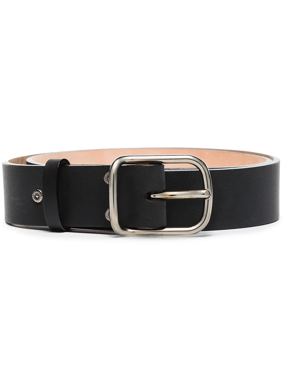 

Chloé logo-lettering leather belt - Black