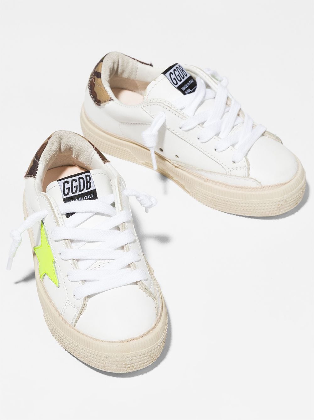 Image 2 of Golden Goose Kids May lace-up sneakers