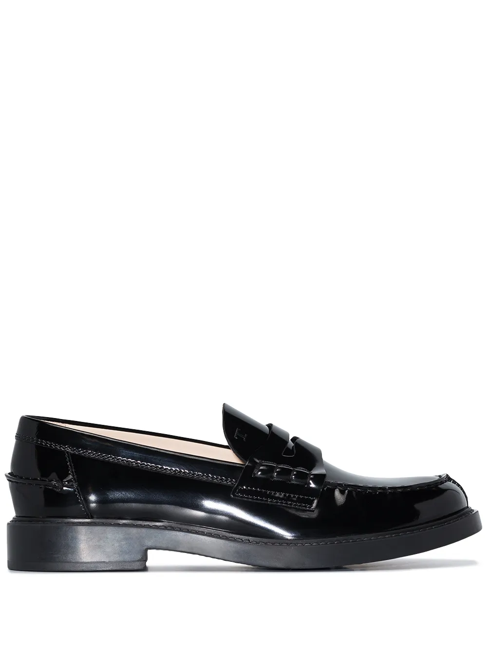 фото Tod's patent leather penny loafers