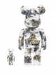 Image 2 of Medicom Toy x Jackson Pollock Be@rbrick 100% and 400% figure set