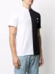 Raf Simons X Fred Perry two-tone logo-pin T-shirt