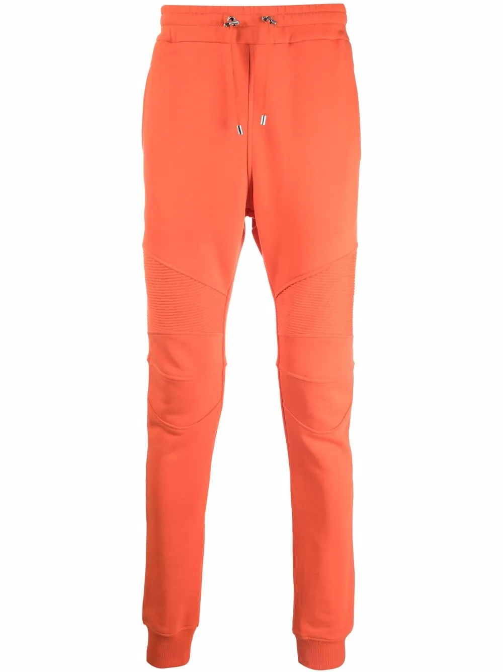 

Balmain motif-print toggle-fastening track pants - Orange
