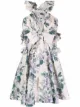 Image 1 of ZIMMERMANN floral-print flared mini dress