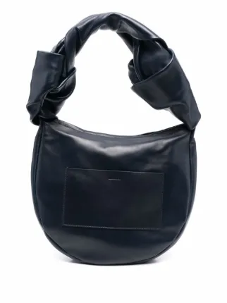 Jil Sander Twisted Leather Shoulder Bag - Farfetch