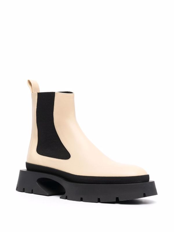 2 tone chelsea boots