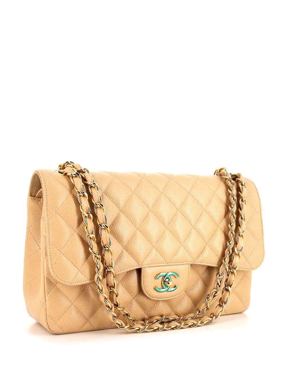 фото Chanel pre-owned сумка на плечо timeless jumbo double flap