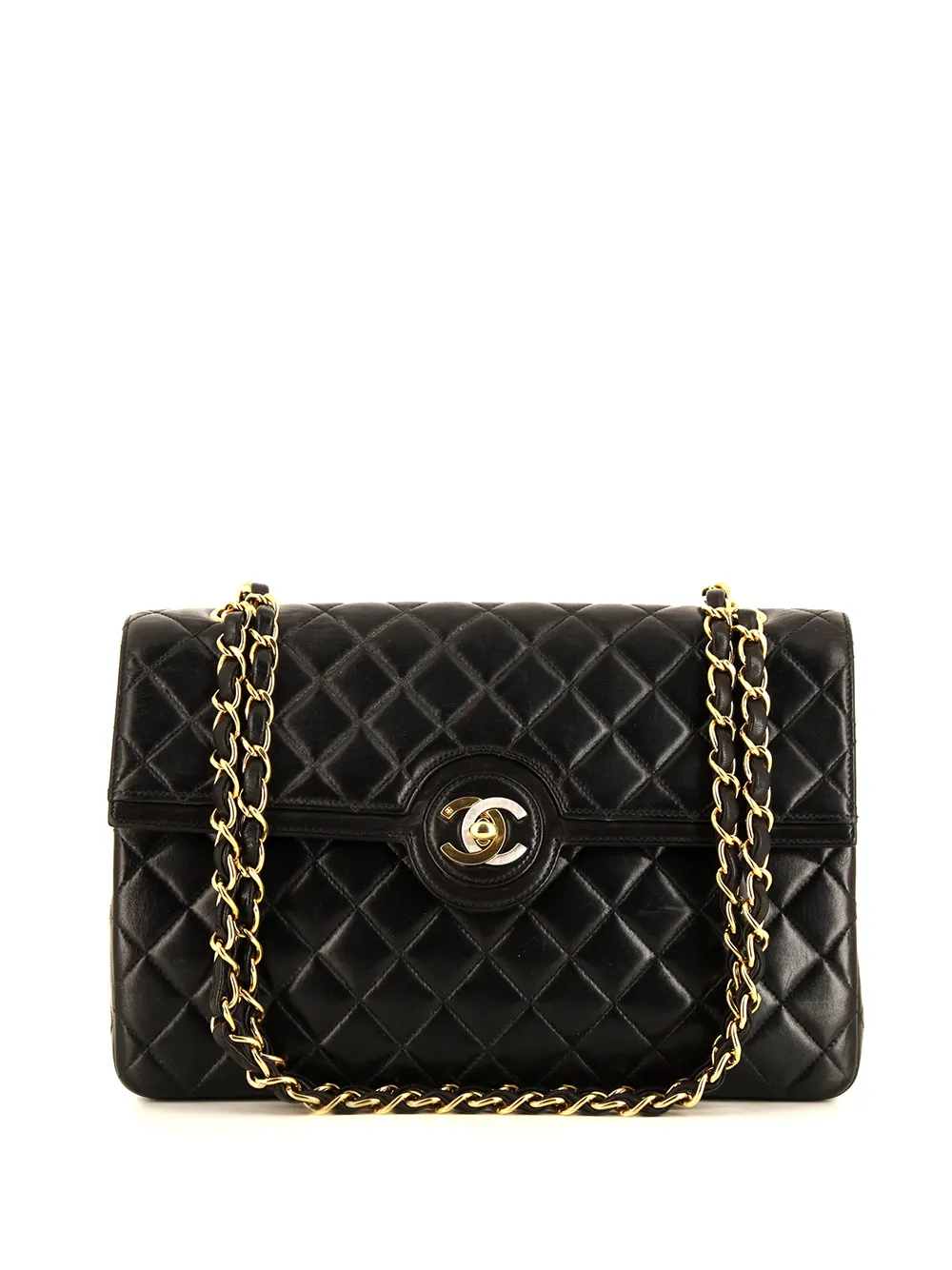 фото Chanel pre-owned стеганая сумка на плечо 1997-го года с логотипом cc