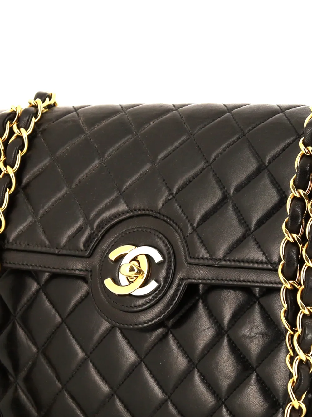 фото Chanel pre-owned стеганая сумка на плечо 1997-го года с логотипом cc