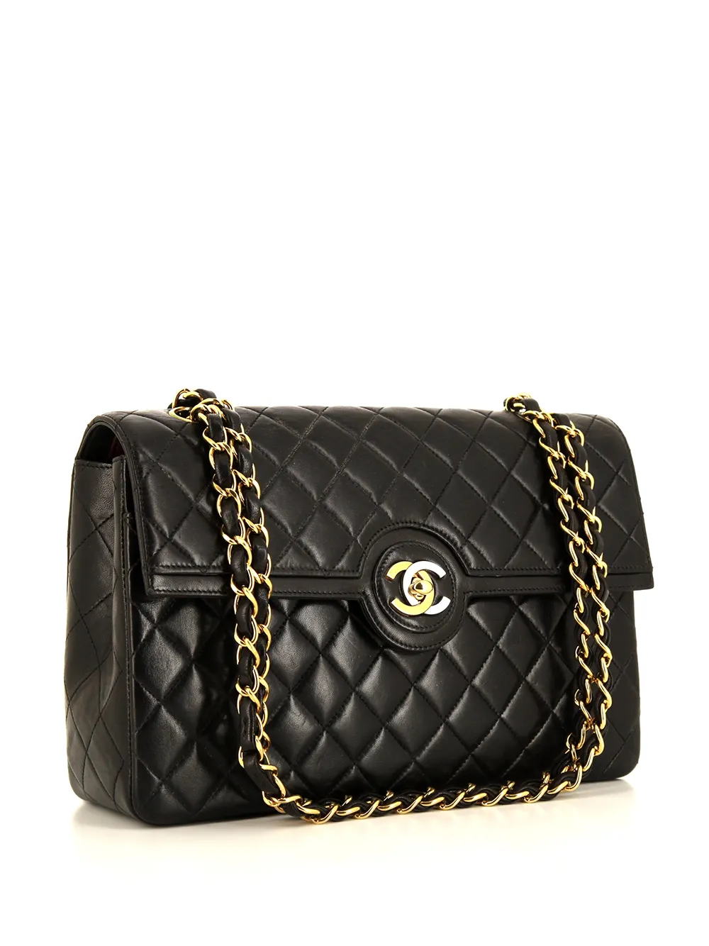 фото Chanel pre-owned стеганая сумка на плечо 1997-го года с логотипом cc
