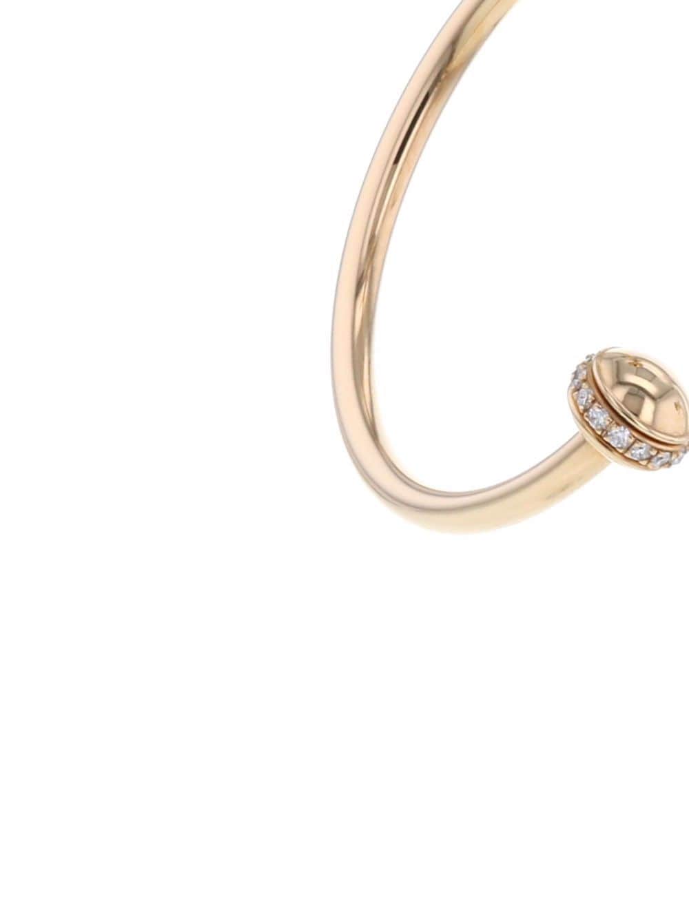 фото Piaget серьги-кольца possession из розового золота с бриллиантами