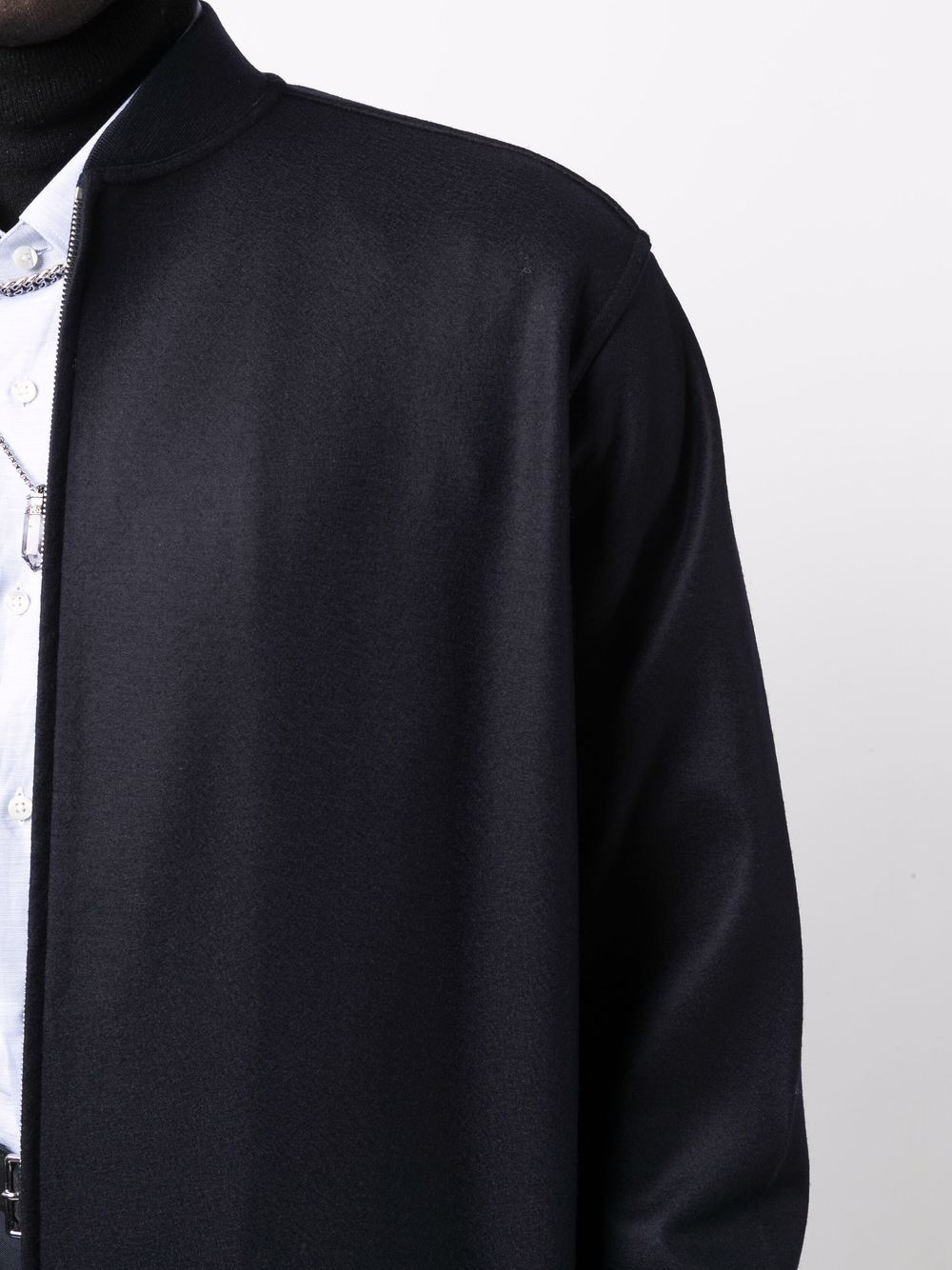 фото Jil sander шерстяная куртка-рубашка на молнии