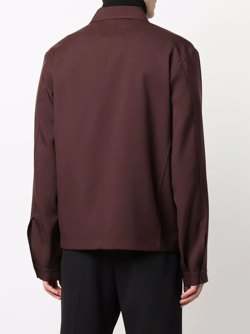 фото Jil sander рубашка с потайной застежкой