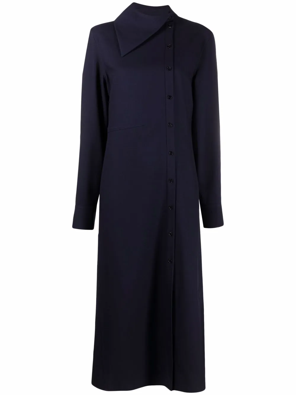 фото Jil sander длинное платье-трапеция