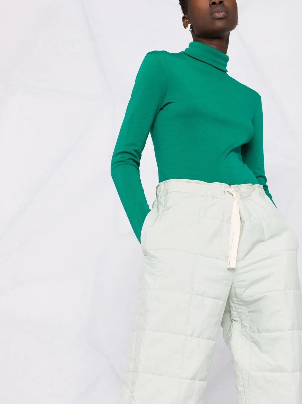 фото Jil sander стеганые спортивные брюки