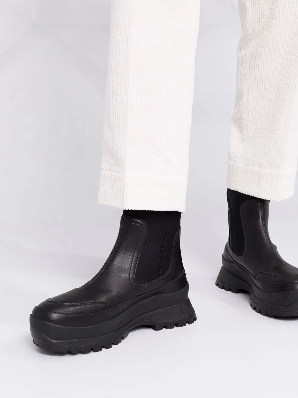 фото Jil sander укороченные брюки с кулиской