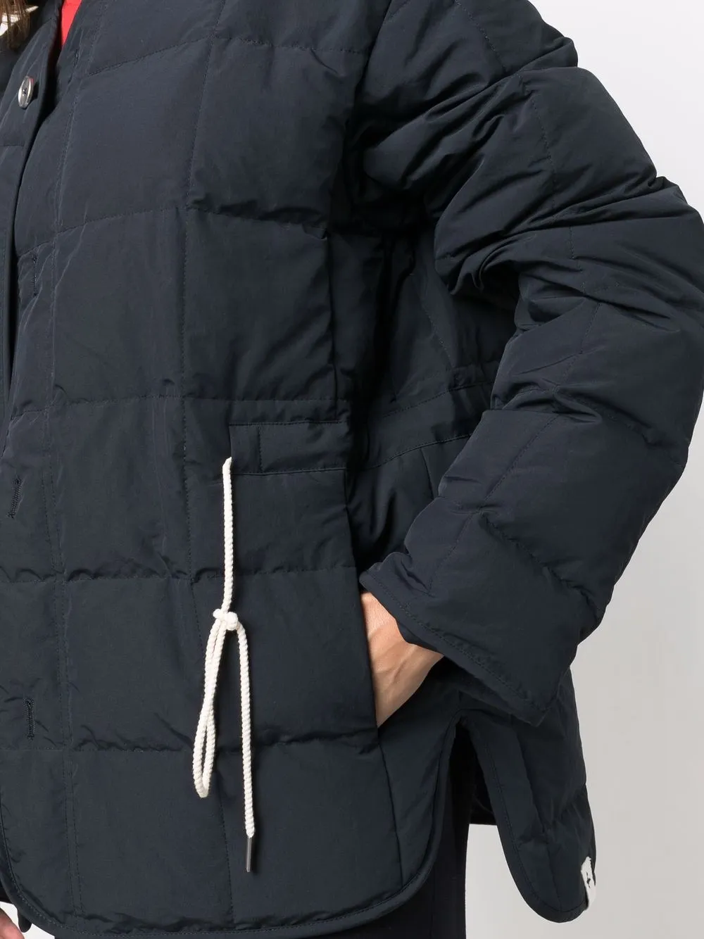 фото Jil sander стеганое пальто без воротника