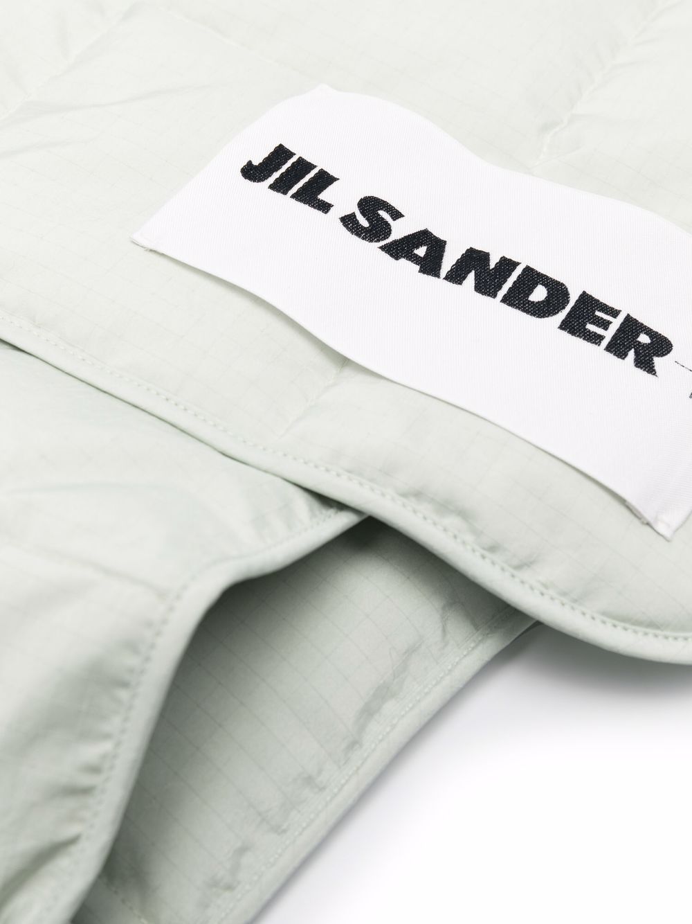 фото Jil sander дутый шарф с нашивкой-логотипом