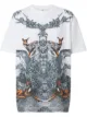 Image 1 of Burberry deer sketch-print T-shirt