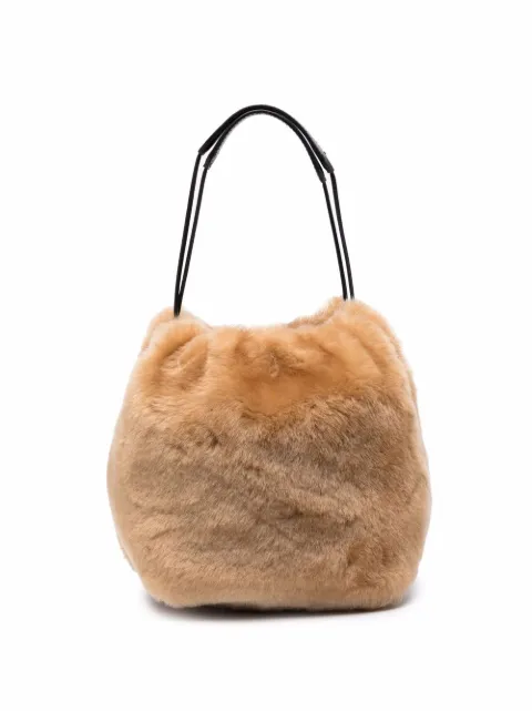 jil sander fur bag