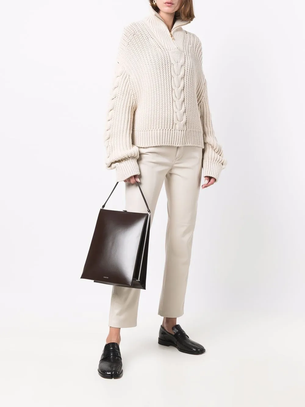 фото Jil sander сумка на плечо trace