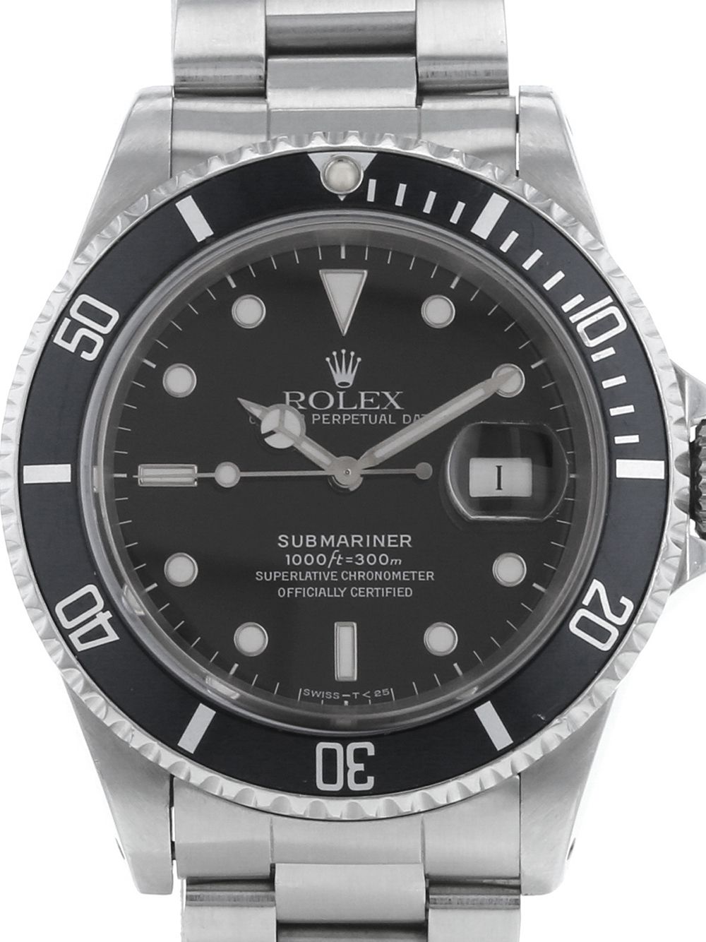 фото Rolex наручные часы submariner date pre-owned 40 мм 1991-го года