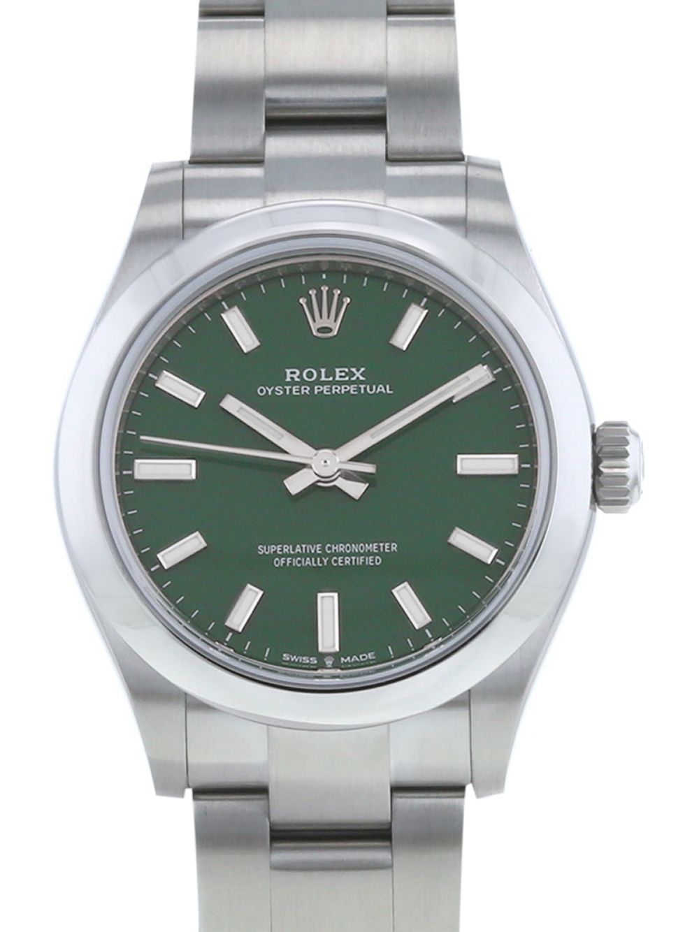 фото Rolex наручные часы oyster perpetual pre-owned 31 мм 2021-го года