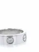 Cartier 2010s 18kt Love Weißgoldring mit Diamanten