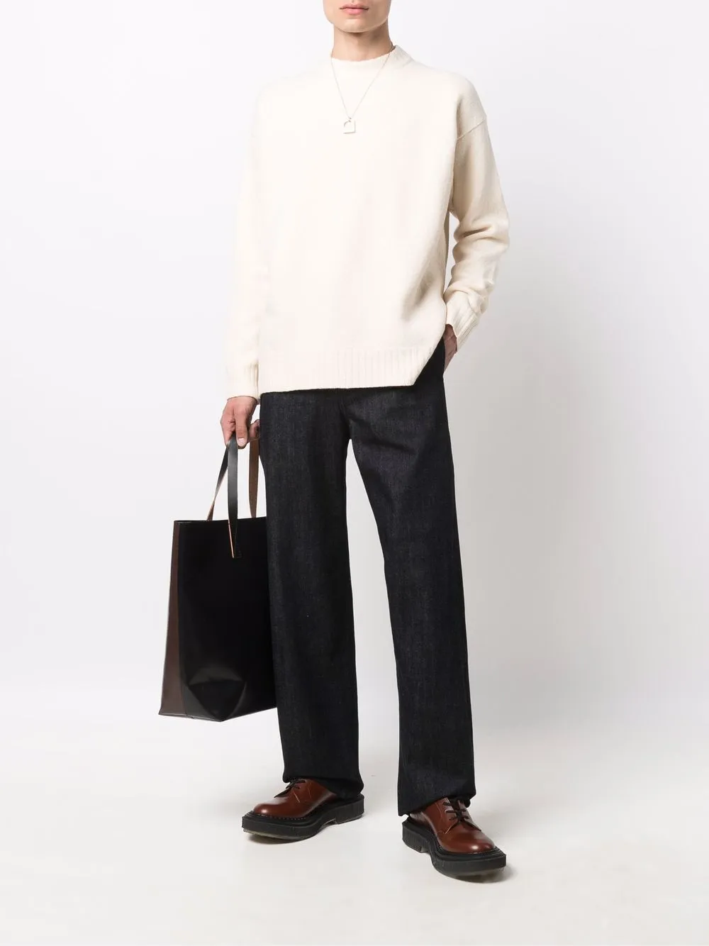 Image 2 of Jil Sander step-hem jumper
