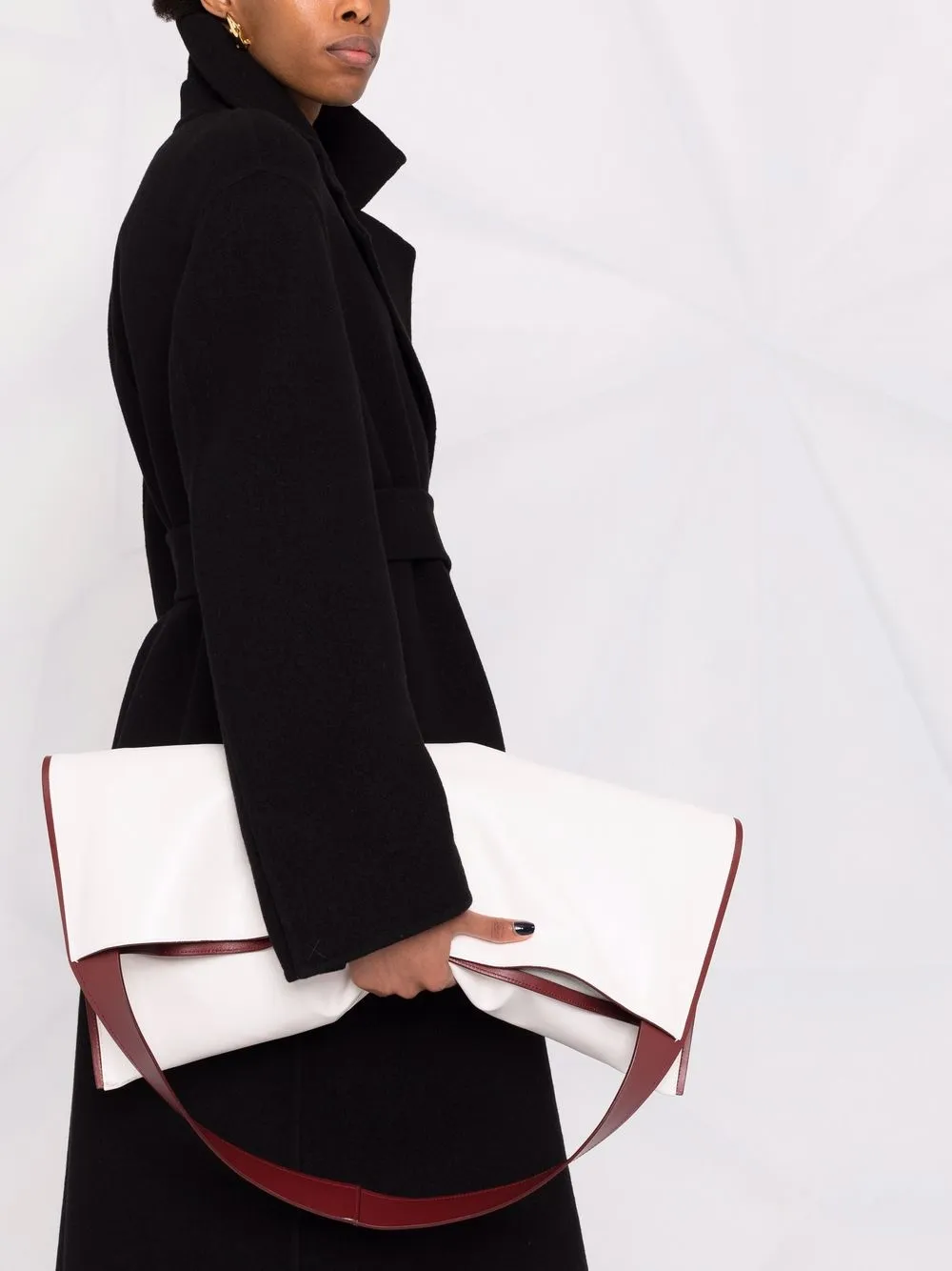 фото Jil sander однобортное пальто с поясом