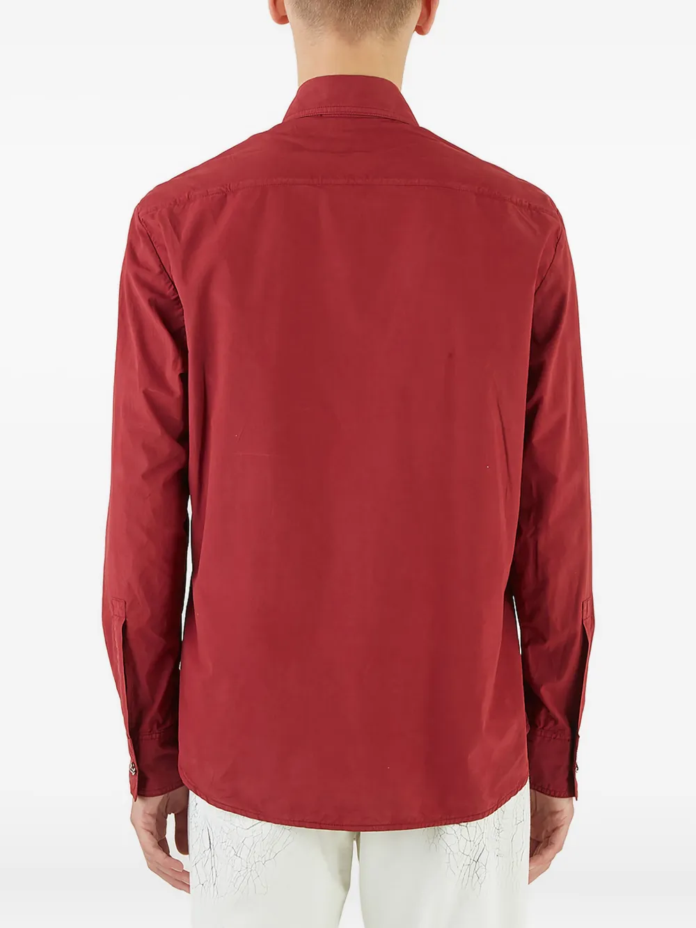 Namacheko Button-fastening Long-sleeve Shirt In Red