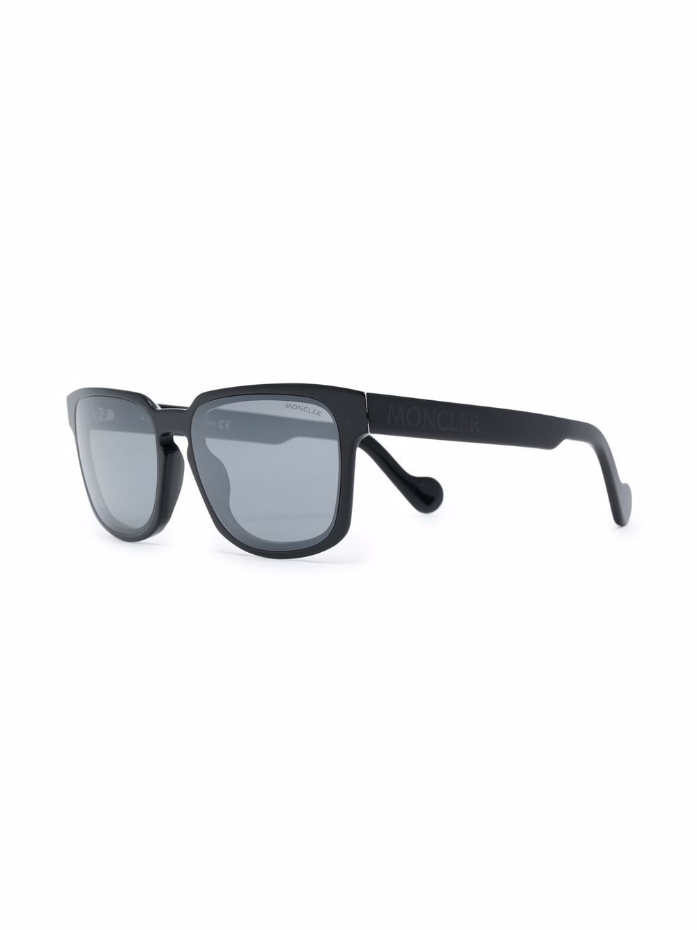 Moncler Eyewear Zonnebril met vierkant montuur - Zwart