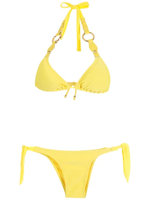Bikini à bonnets triangle - Amir Slama - Modalova