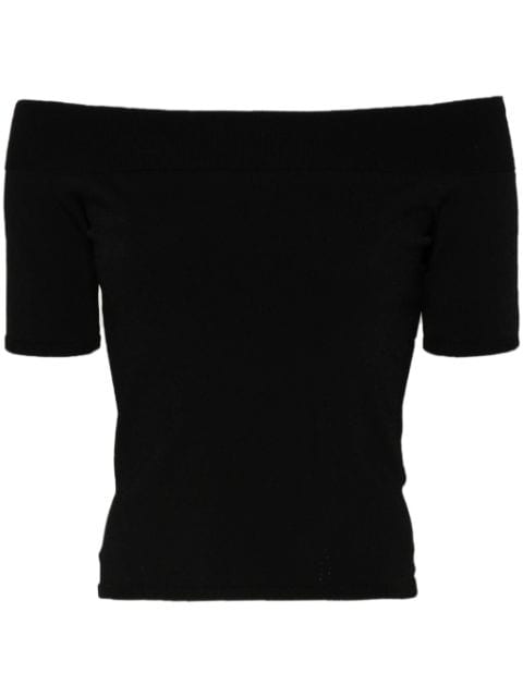 Alexander McQueen Blusa ombro a ombro