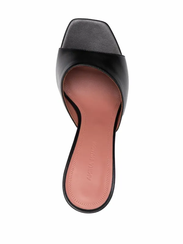 Amina muaddi discount lupita leather sandals