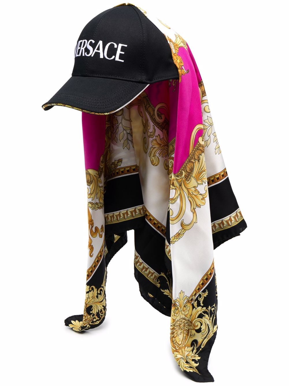 фото Versace кепка с платком и принтом medusa renaissance