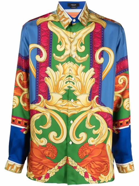 versace print shirt