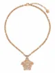 Versace crystal-embellished Medusa pendant neccklace