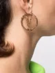 Image 2 of Versace Virtus hoop earrings