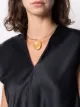 Image 2 of Jil Sander jasper stone pendant wire necklace
