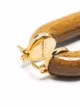 Jil Sander oval hoop earrings