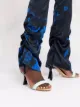Ottolinger splash-print high-waist trousers