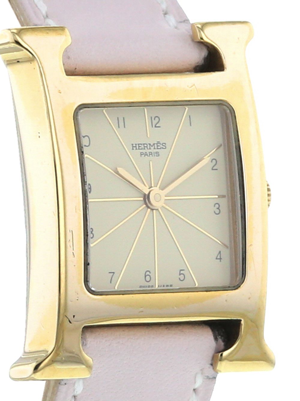 фото Hermès наручные часы heure h 21 мм 1990-х годов