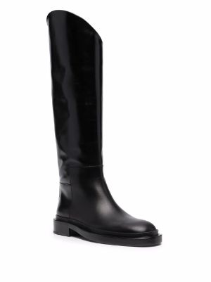 black high boots womens